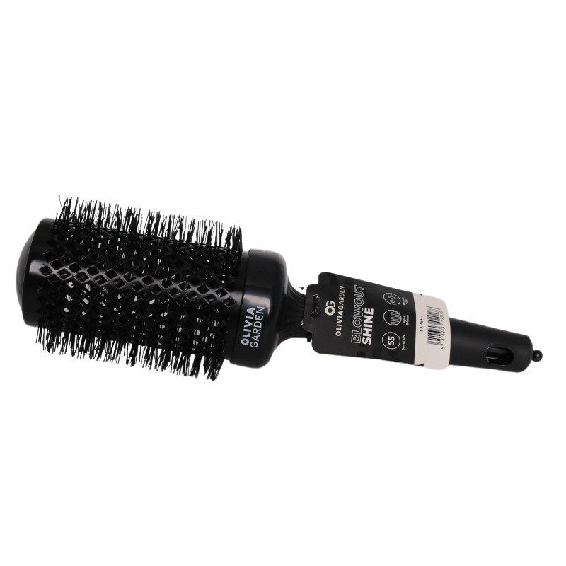 Olivia Garden Expert Blowout Shine Schwarz 55 mm
