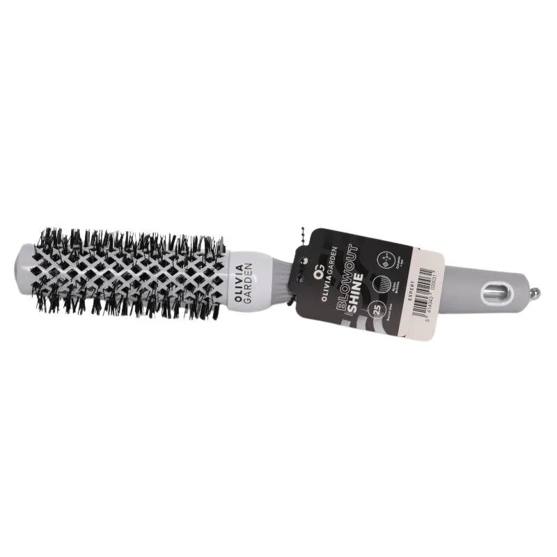 Olivia Garden Expert Blowout Shine Weiß&Grau 25 mm