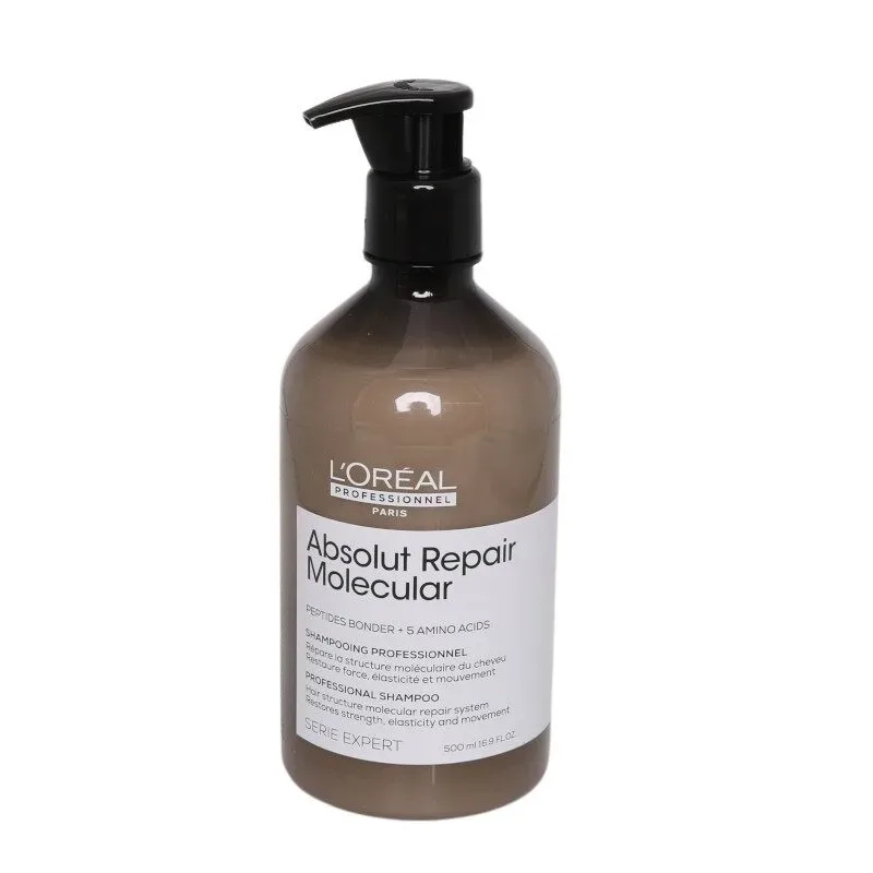L'Oréal Professionnel - Serie Expert Absolut Repair Molecular Shampoo, AbsRepairMolecular Shampoo, 500  ml