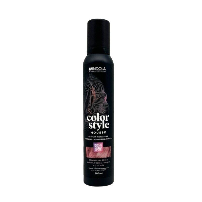 Indola Color Style Mousse Erdbeer - Rosé
