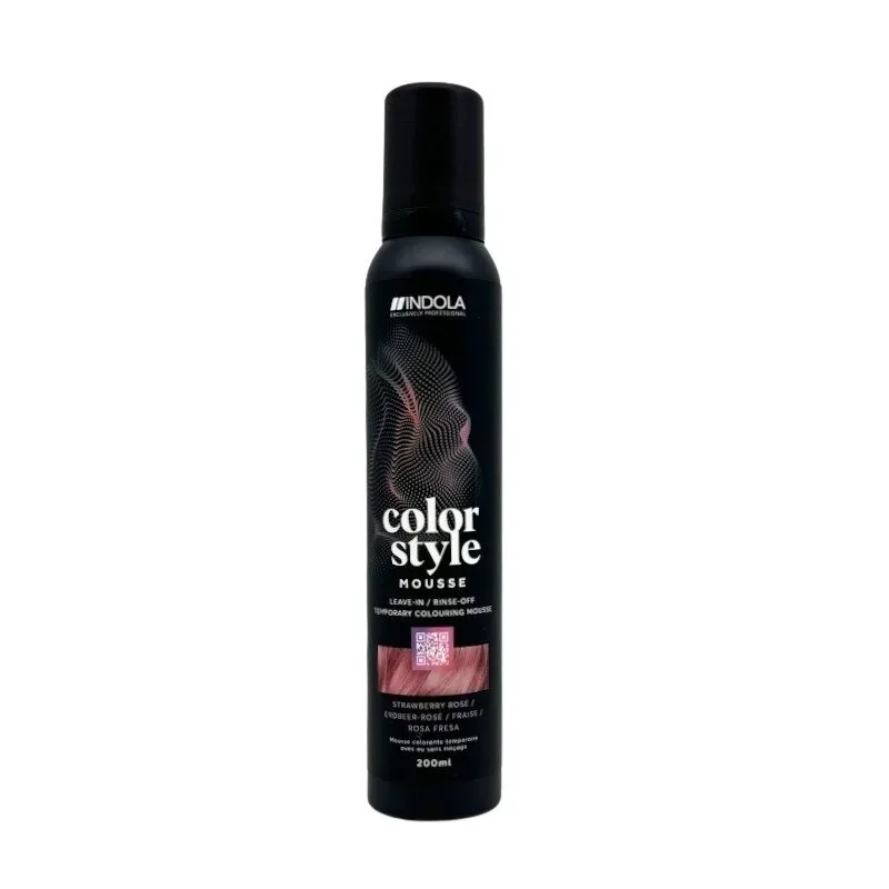 Indola Color Style Mousse Erdbeer - Rosé