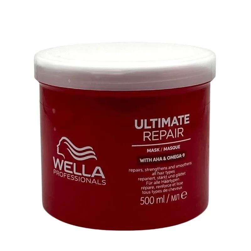 Wella Professionals Ultimate Repair Step 2 | mit AHA & Omega-9 Haarkur & -maske 500 ml