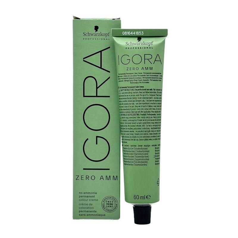 Schwarzkopf Professional Igora Zero Amm 5-00 Light Brown Natural Extra 60ml