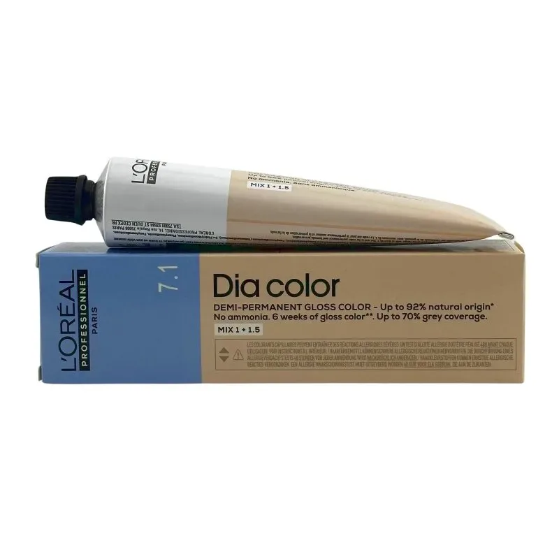 L'Oréal Professionnel Dia Color 7.1 MEDIUM BLOND ASH 60ml