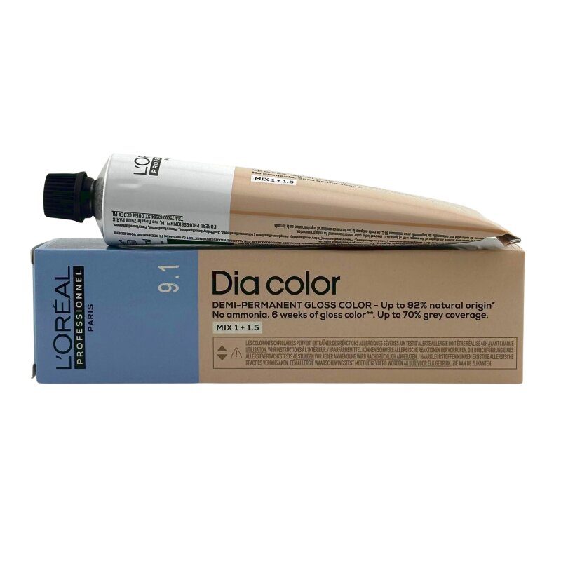 L'Oréal Professionnel Dia Color 9.1 VERY LIGHT BLOND ASH 60ml