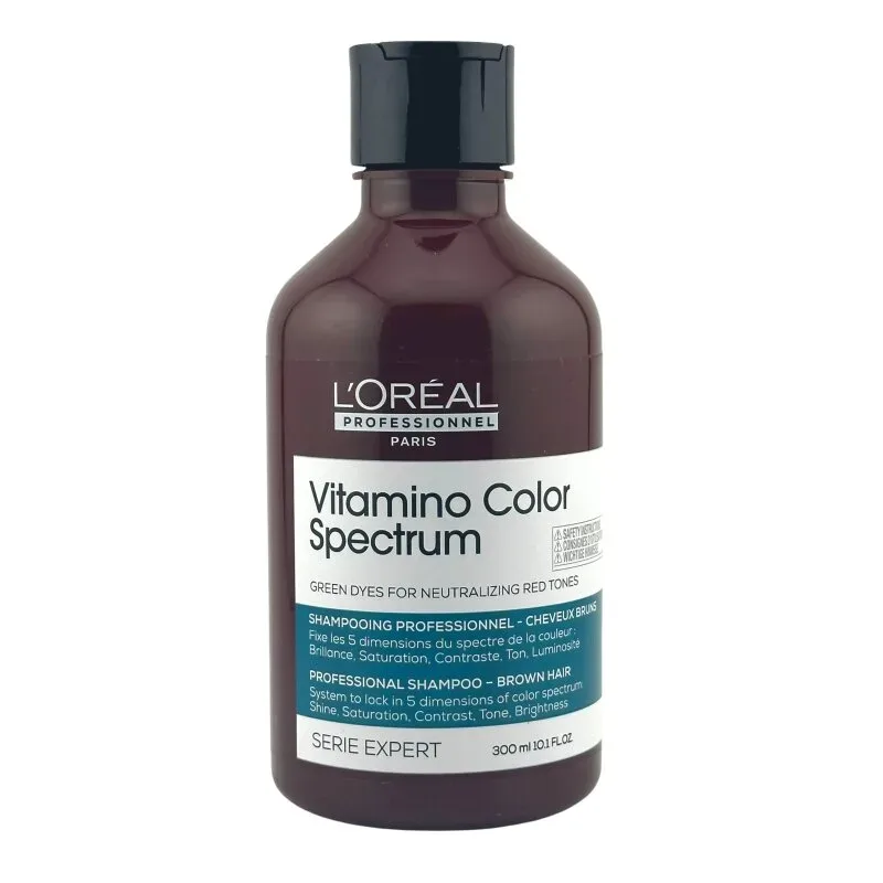 L'Oréal Professionnel - Vitamino Spectrum Green Dyes Neutralizing Shampoo - Brown Hair, 300 ml