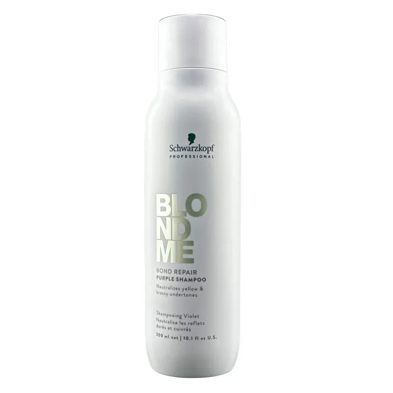 Schwarzkopf BlondMe Bond Repair Purple Shampoo 300 ml
