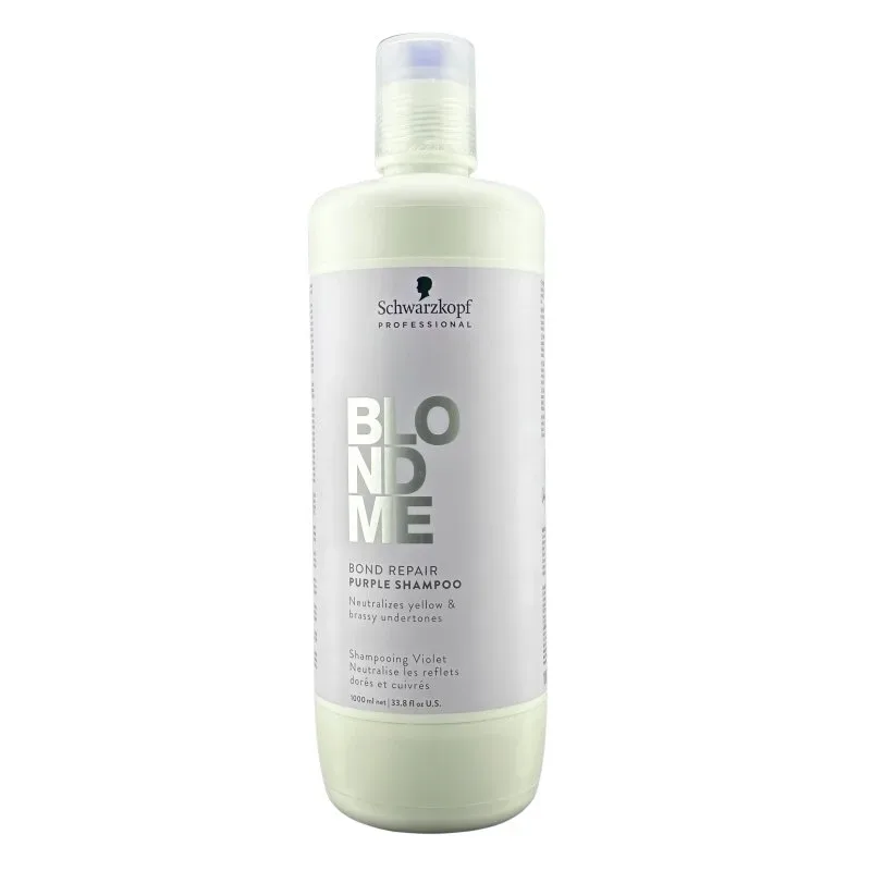 Schwarzkopf BlondMe Bond Repair Purple Shampoo 1000 ml