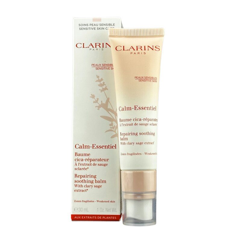Clarins - Calm-Essentiel Baume  cica-réparateur, Soins Calm Essentiel, 30 ml