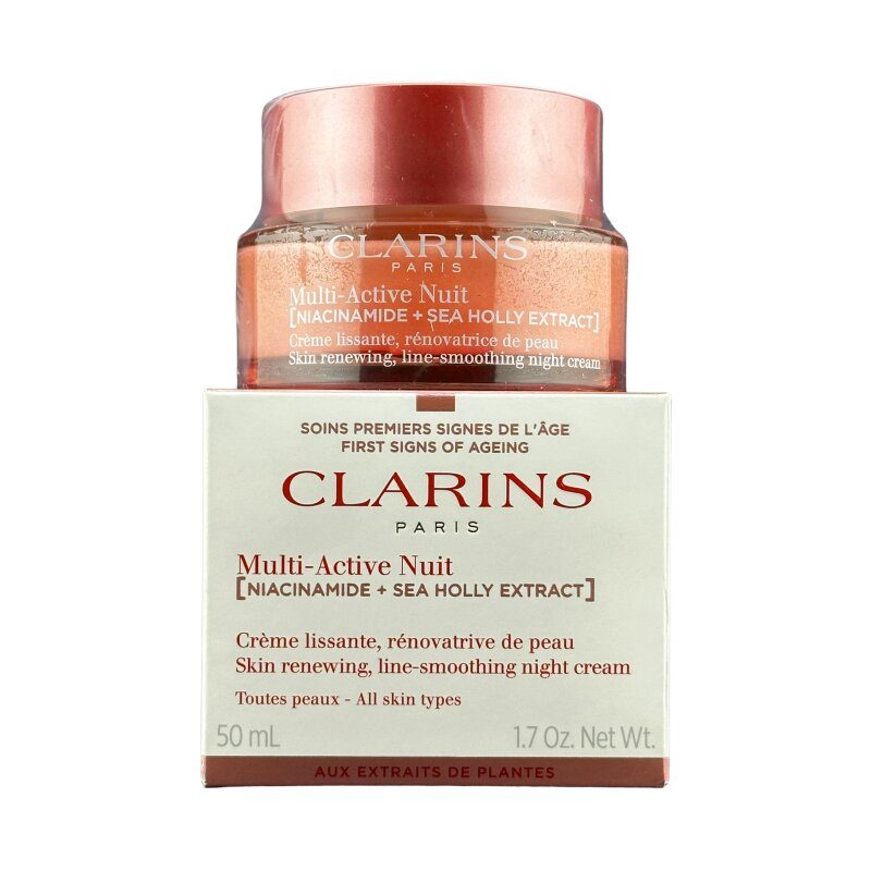 Clarins - Multi-Active Crème Nuit Toutes peaux - Glättende, hauterneuernde Nachtcreme für das Gesicht für jeden Hauttyp, 50 ml