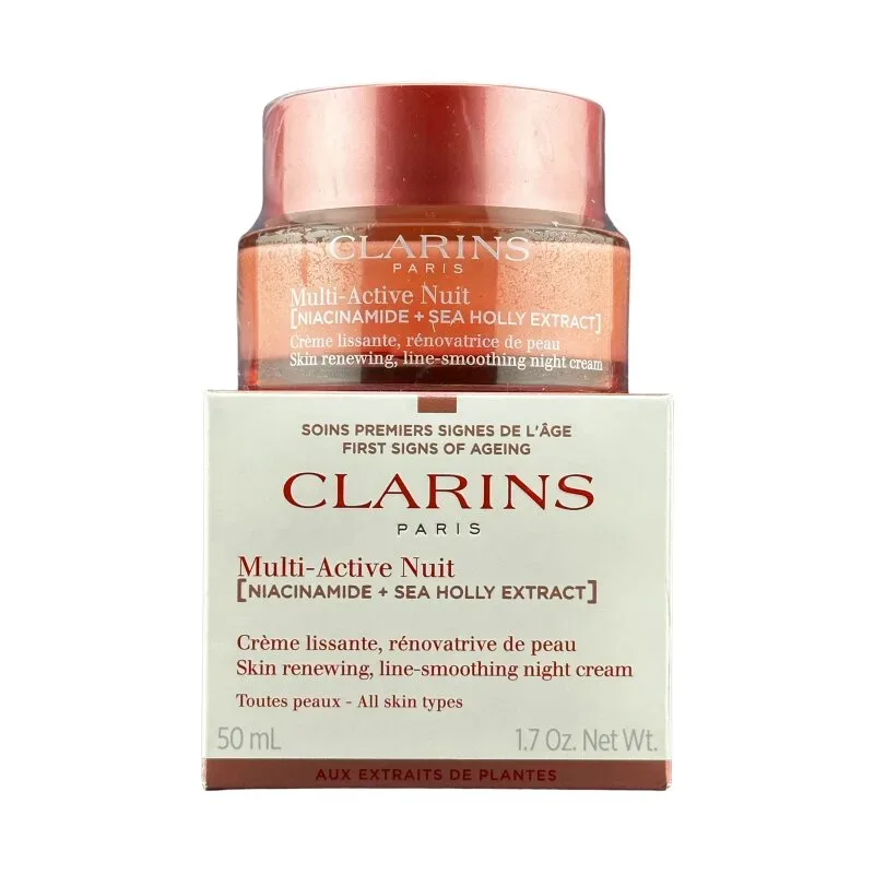 Clarins - Multi-Active Crème Nuit Toutes peaux - Glättende, hauterneuernde Nachtcreme für das Gesicht für jeden Hauttyp, 50 ml