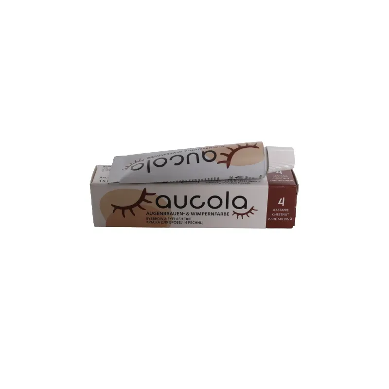 aucola Augenbrauen- und Wimpernfarbe 4 kastanie 15 ml