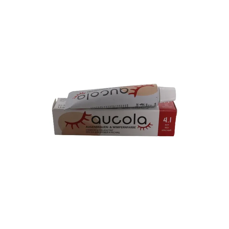 aucola Augenbrauen- und Wimpernfarbe 4.1 rot 15 ml