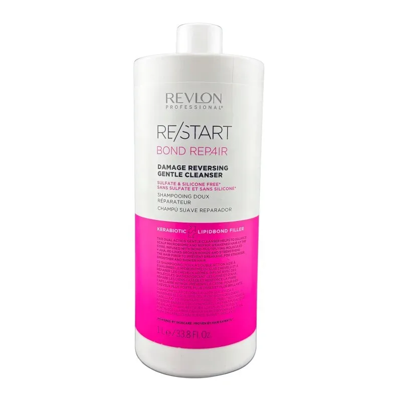 Revlon Professional Restart Bond Repair Damage Reversing Gentle Cleanser Shampoo 1000 ml