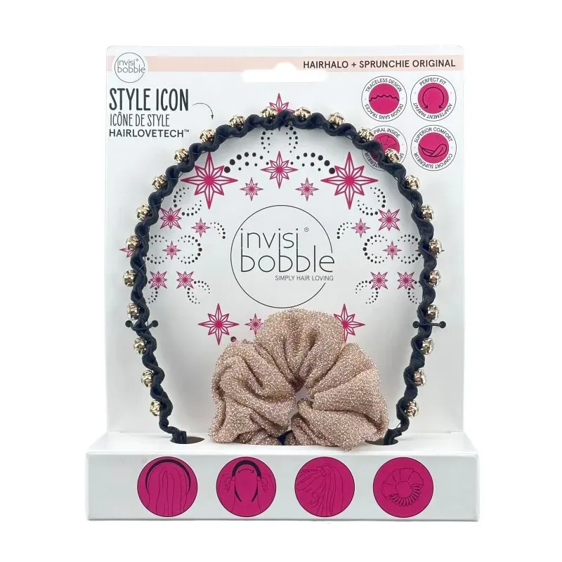 Invisibooble Hairhalo and Sprunchie Ready, Set, Glow