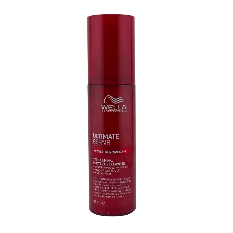 Wella Professionals Ultimate Repair Step 4 | 5-In-1 Protective Leave-In mit AHA & Omega-9 Haaröle & -seren 95 ml