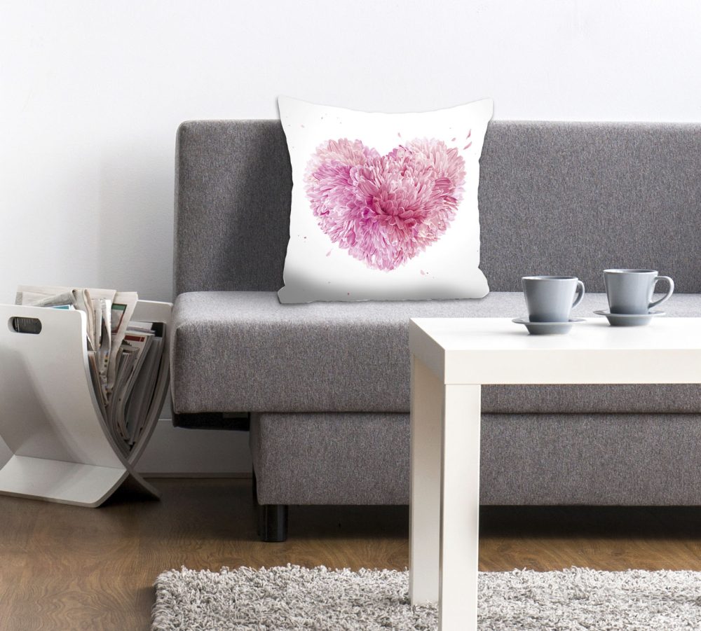queence Dekokissen »Flower Heart«, (1 St.), mit einem Blumenherz