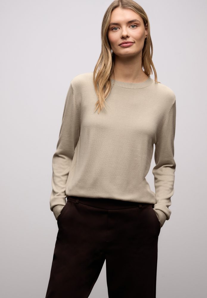 STREET ONE Strickpullover aus Viskosemix