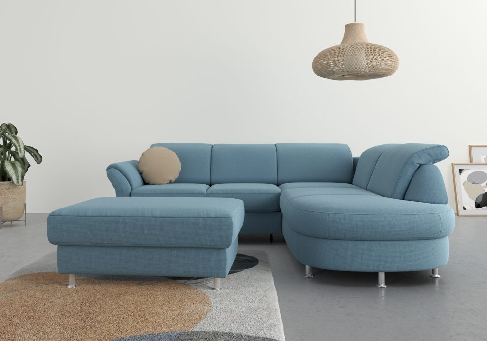 sit&more Ecksofa, wahlweise mit Bettfunktion, Bettkasten und Kopf- und Armteilverstellung