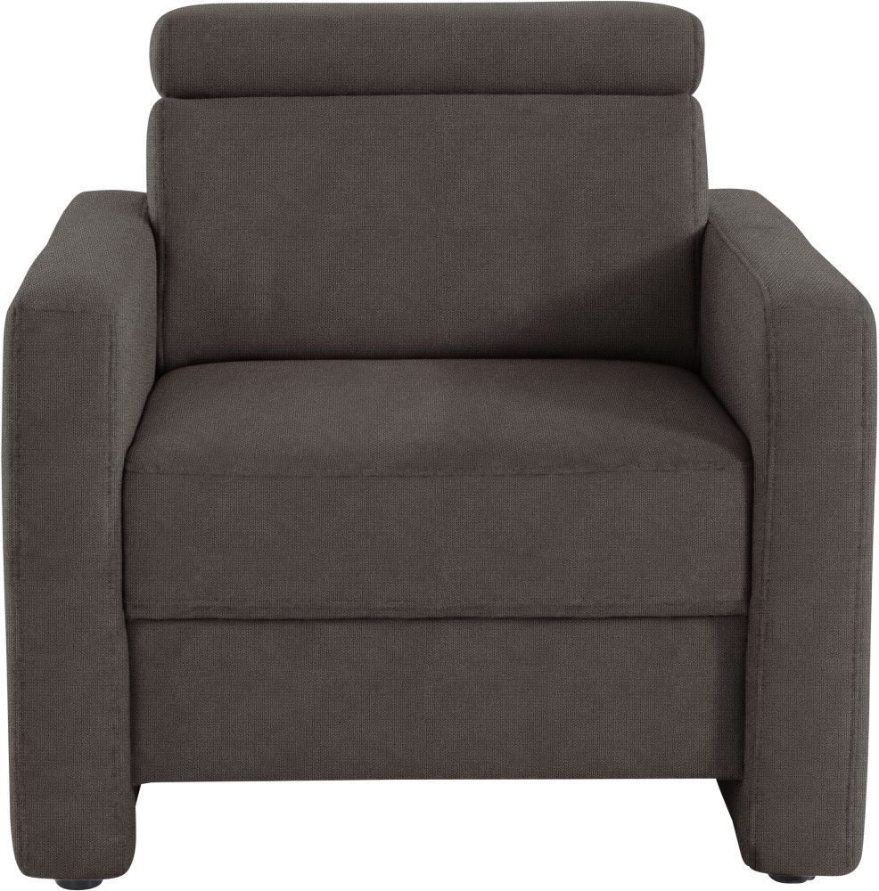 sit&more Sessel »Bologna«, mit Federkern, inklusive Kopfteilverstellung