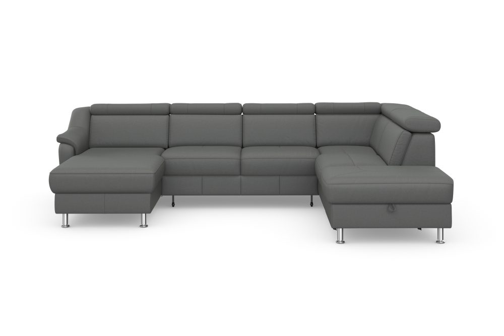 sit&more Wohnlandschaft »Freetown«, inklusive Kopfteilverstellung und komfortablem Federkern, wahlweise mit Bettfunktion und Stauraum