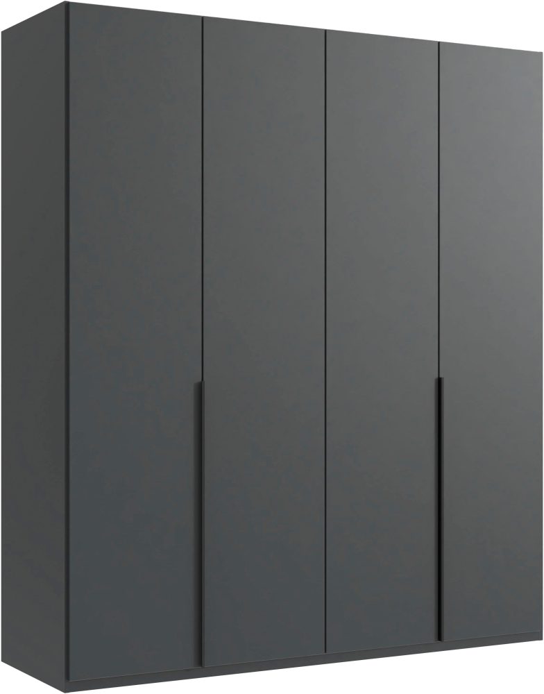 Wimex Kleiderschrank »Mugano,in 8 Breiten,3 Höhen,2 Tiefen, viele Farben, Made in Germany«, (in Basic oder Premium Ausstattung mit 2 weiteren Einlegeböden), mit langen oder kurzen Griffen aus Metall, mit oder ohne Spiegel
