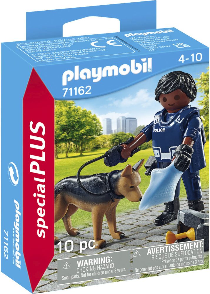 2,79 specialPlus Polizist mit Spürhund, Konstruktionsspielzeug