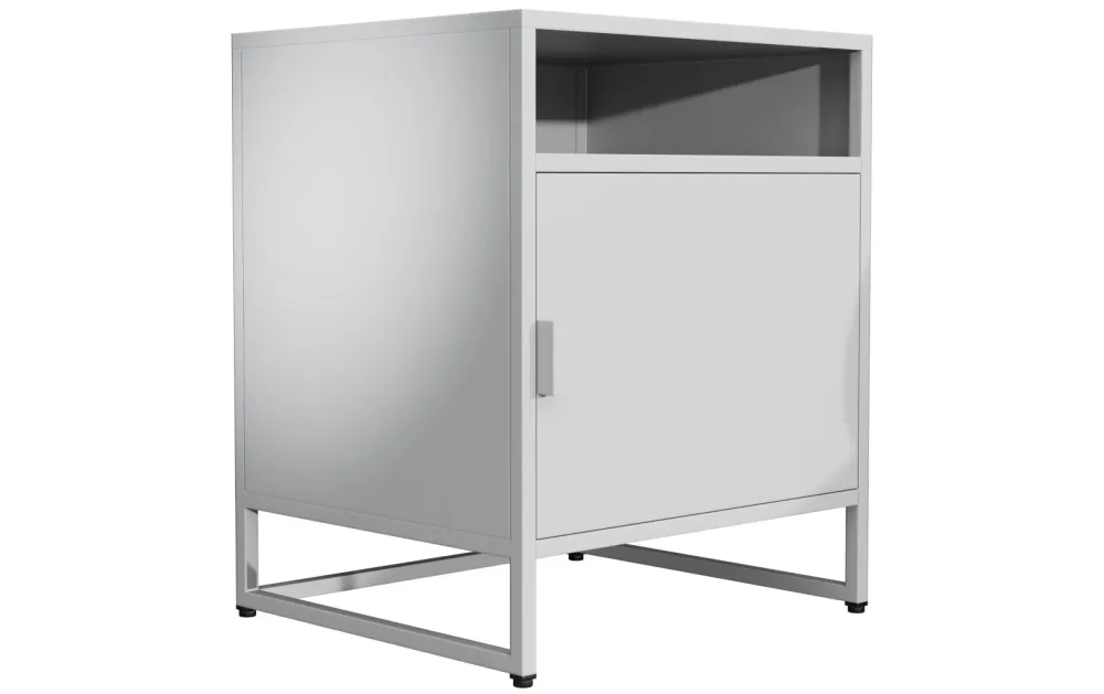 Nachttisch Flokas L 45/55/40 cm Weiss 