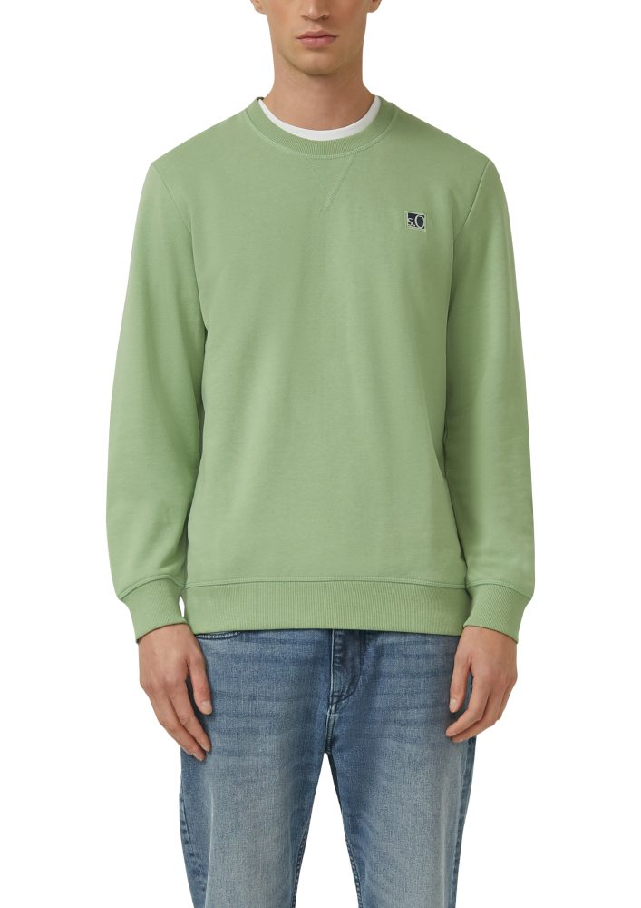 s.Oliver Sweatshirt, mit Logo Stickerei