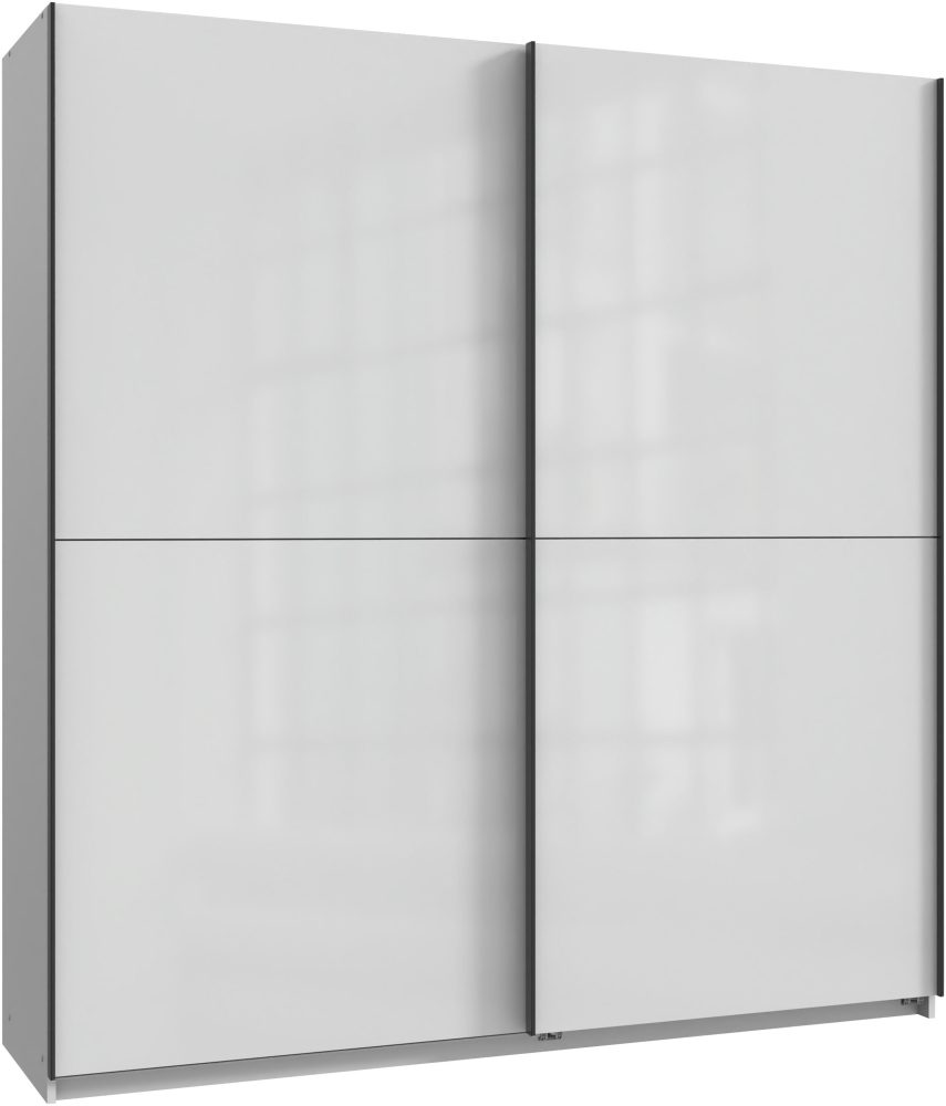 Wimex Kleiderschrank »Mugano, B/T/H 135 oder 180/65/198cm, Made in Germany«, (wähle Deine Ausstattung: Basic oder Premium!), 2 Schwebetüren mit oder ohne Spiegel, Metallgriffe
