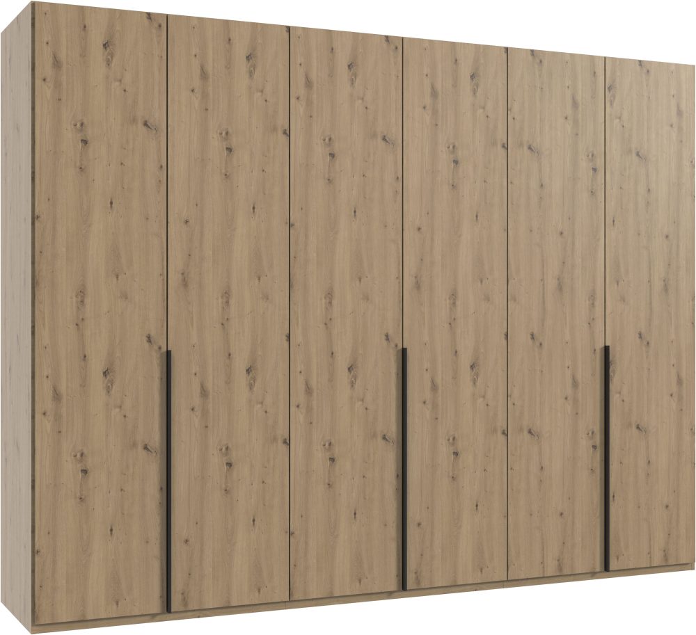 Wimex Kleiderschrank »Mugano,in 8 Breiten,3 Höhen,2 Tiefen, viele Farben, Made in Germany«, (in Basic oder Premium Ausstattung mit 2 weiteren Einlegeböden), mit langen oder kurzen Griffen aus Metall, mit oder ohne Spiegel