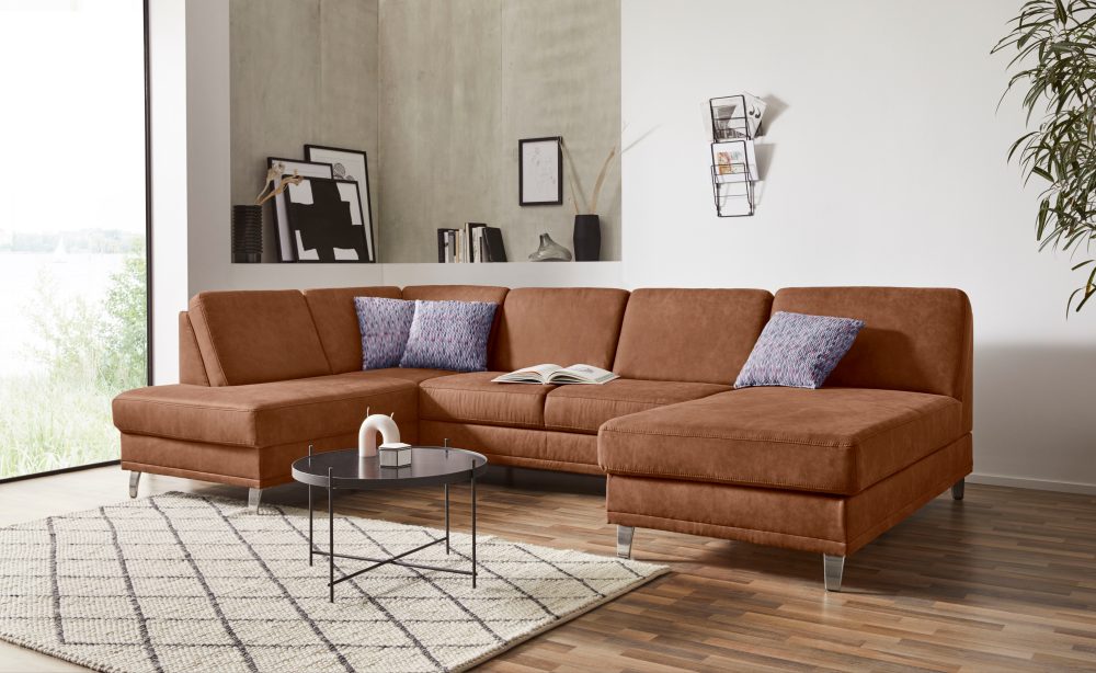 sit&more Wohnlandschaft »Clio V«, wahlweise mit Bettfunktion und Bettkasten, inklusive Federkern