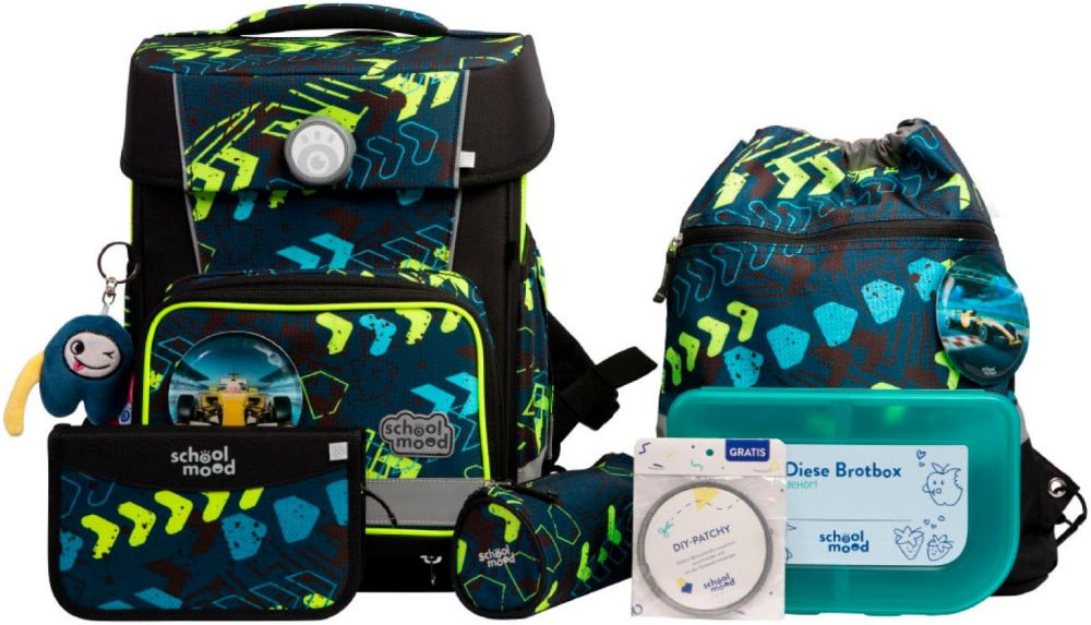 SCHOOL-MOOD® Schulranzen »Champion Pro«, retroreflektierende Flächen