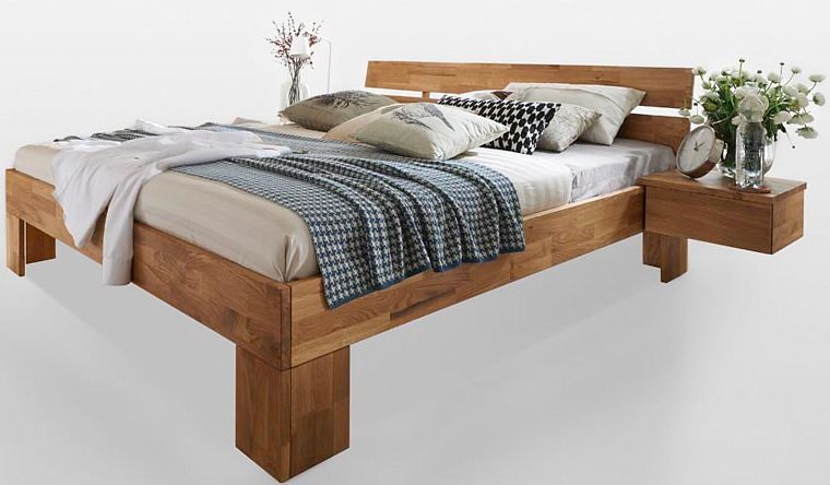 Premium collection by Home affaire Nachtkonsole »Tommy«, (Set, 2 Nachtkonsolen), 2er Set, aus massivem Wildeichenholz, für eine tolle Ergänzung zum Bett