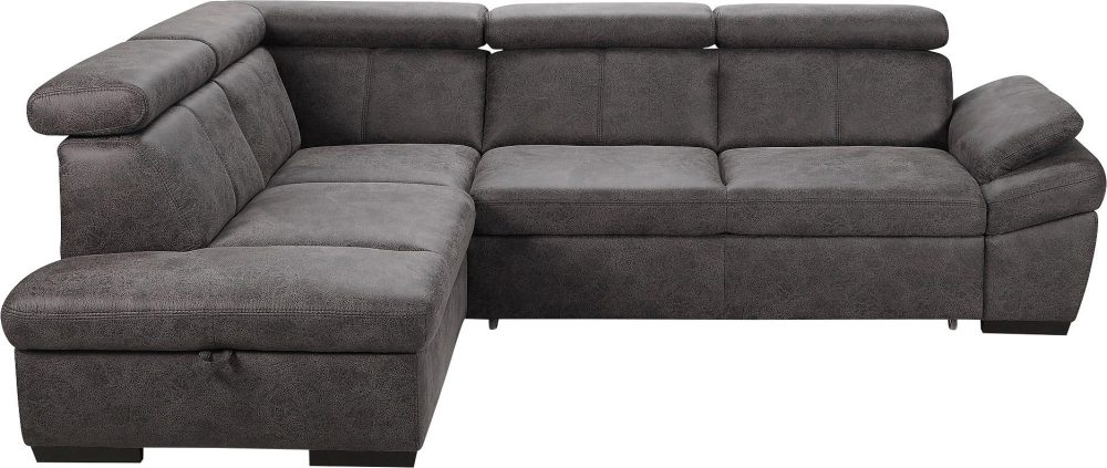 exxpo - sofa fashion Ecksofa, inklusive Kopfteil- und Armteilverstellung, wahlweise mit Bettfunktion und Bettkasten