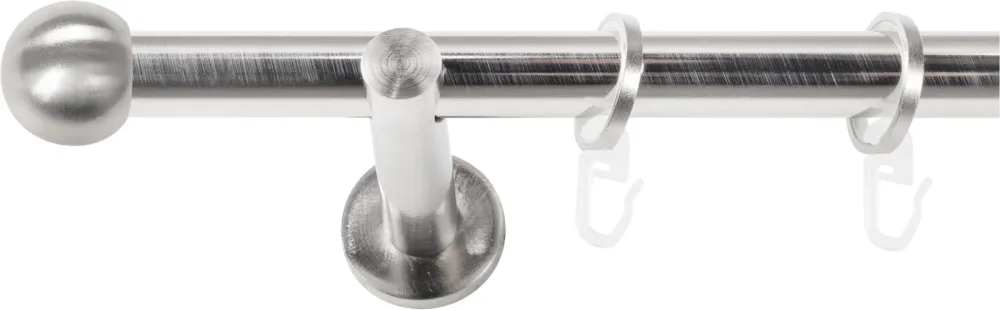 SN DECO GROUP Gardinenstange Ø 19 mm 1 läufig-läufig Fixmass;kürzbar