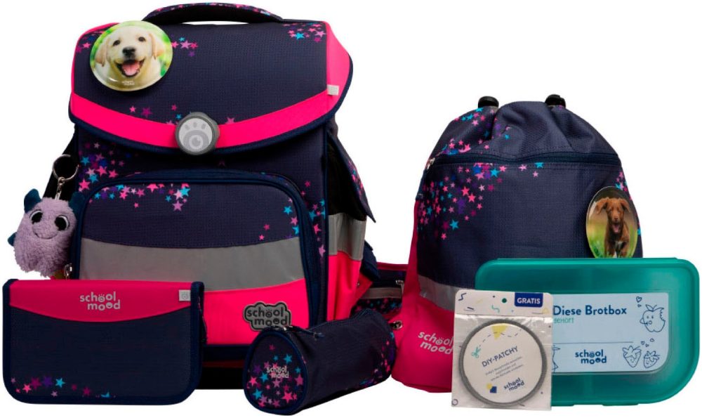SCHOOL-MOOD® Schulranzen »Timeless Pro«, retroreflektierende Flächen