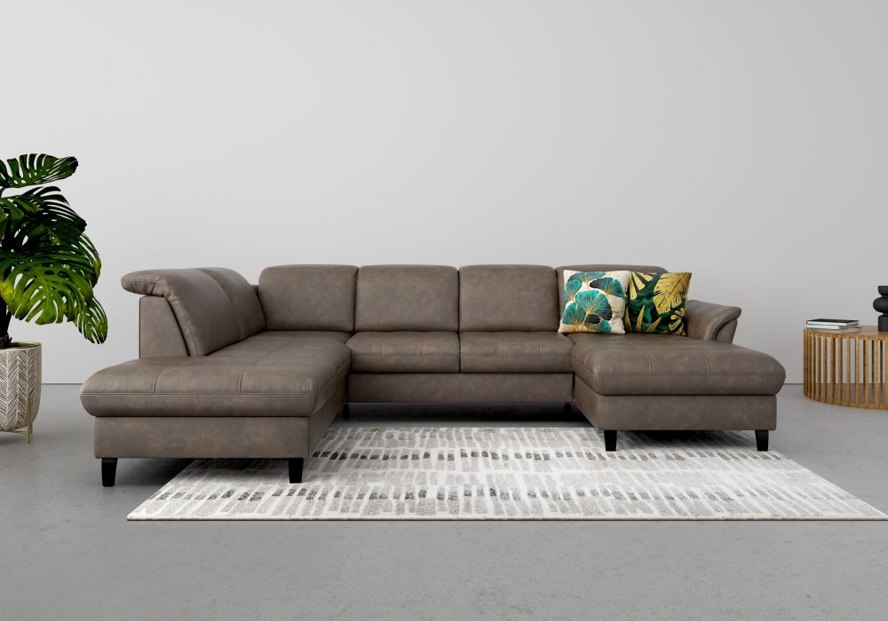 sit&more Wohnlandschaft, wahlweise mit Kopfteilverstellung, Bettfunktion und Stauraum