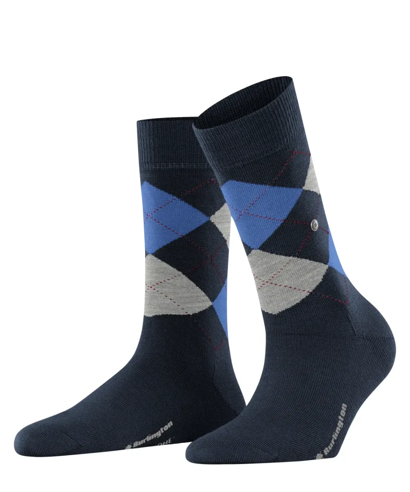 Burlington - socken für en marylebone, für Damen, Marine, Größe 36-41