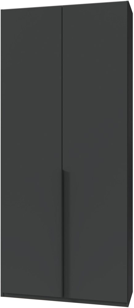 Wimex Kleiderschrank »Mugano,in 8 Breiten,3 Höhen,2 Tiefen, viele Farben, Made in Germany«, (in Basic oder Premium Ausstattung mit 2 weiteren Einlegeböden), mit langen oder kurzen Griffen aus Metall, mit oder ohne Spiegel