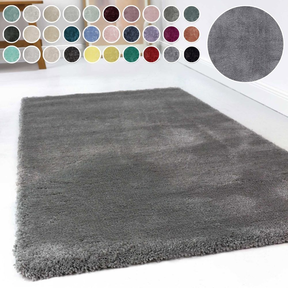 Esprit Hochflor-Teppich »Relaxx«, rund, 25 mm Höhe