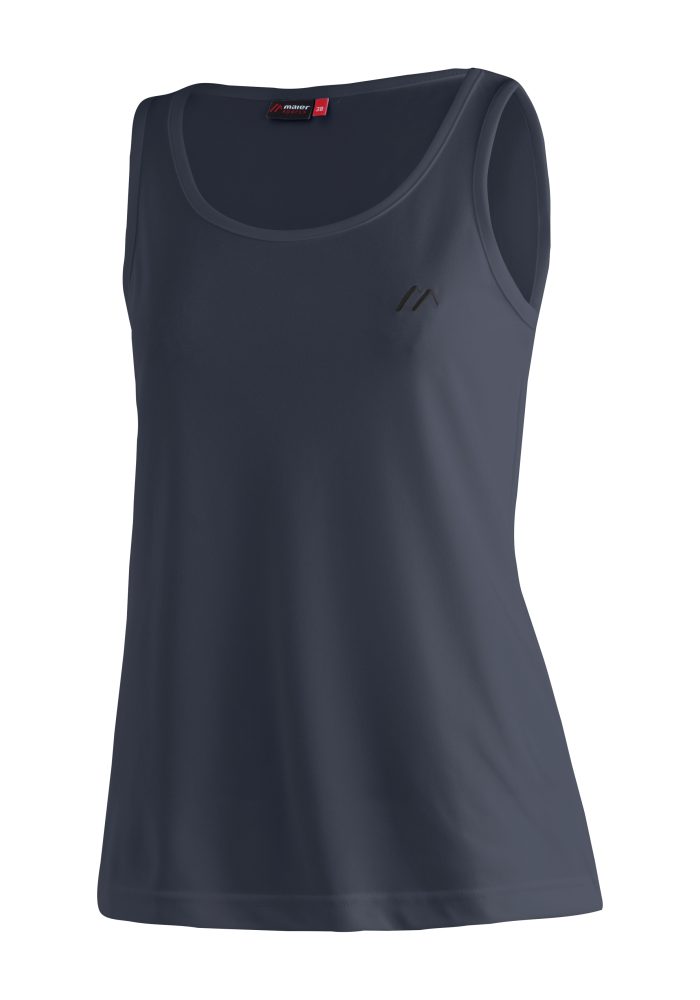 Maier Sports Damen Petra Top (Größe XS, Blau)