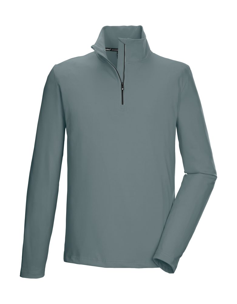 Killtec Langarmshirt »KSW 71 MN FLX SHRT« Funktionsshirt mit Stehkragen, warm, bequem, Zipper mit Kinnschutz