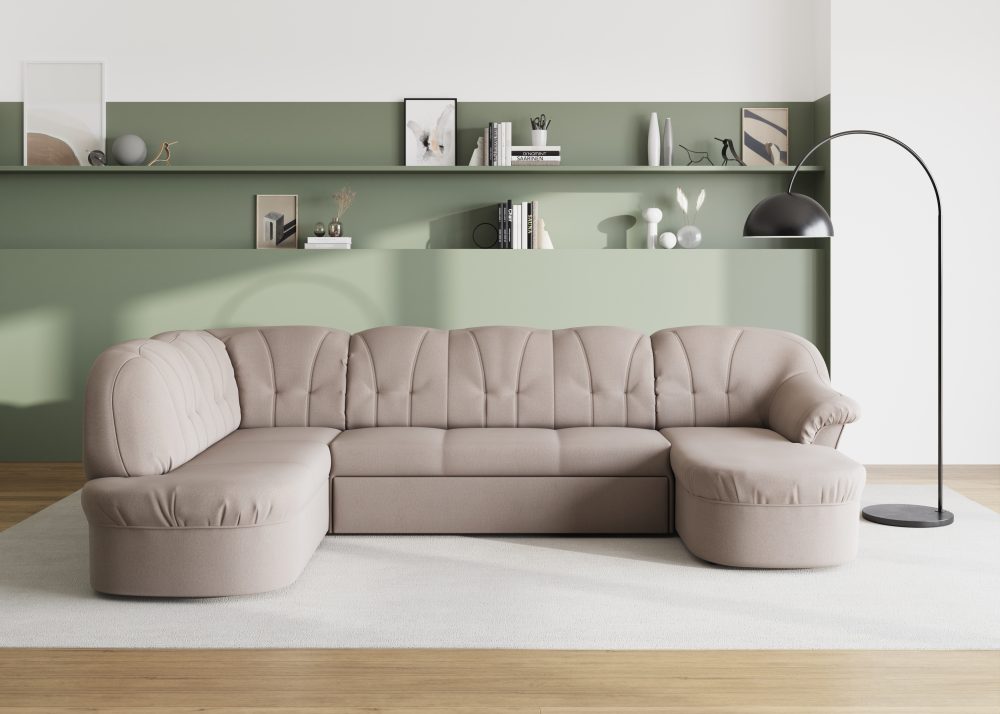 DOMO collection Wohnlandschaft »Pegnitz«, wahlweise mit Bettfunktion