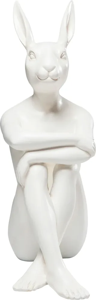 KARE Design - Deko Figur Gangster Rabbit Weiss, One Size