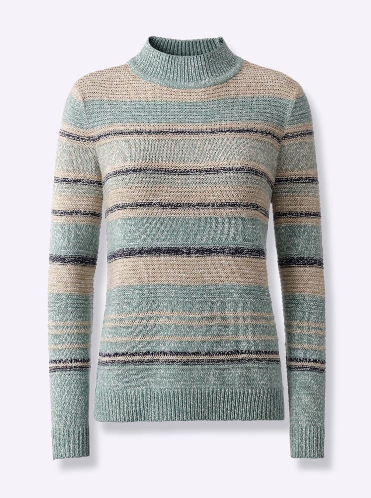 Classic Basics Stehkragenpullover »Langarm-Pullover«
