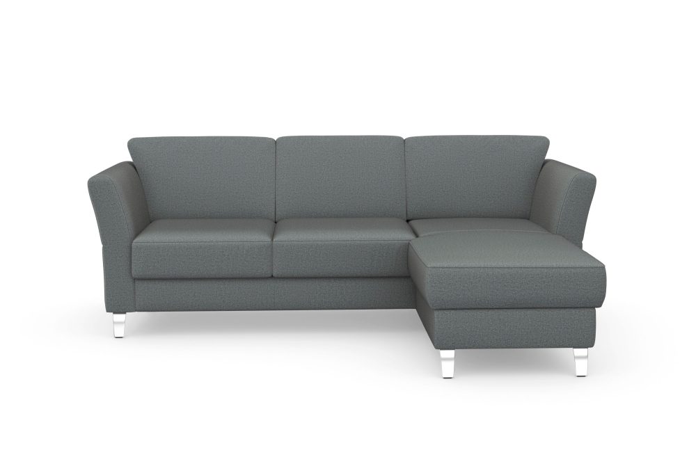sit&more Ecksofa »Visby V«, wahlweise mit Bettfunktion und Bettkasten, frei im Raum stellbar, mit Federkern, auch erhältlich in dem besonders leicht mit Wasser zu reinigendem 