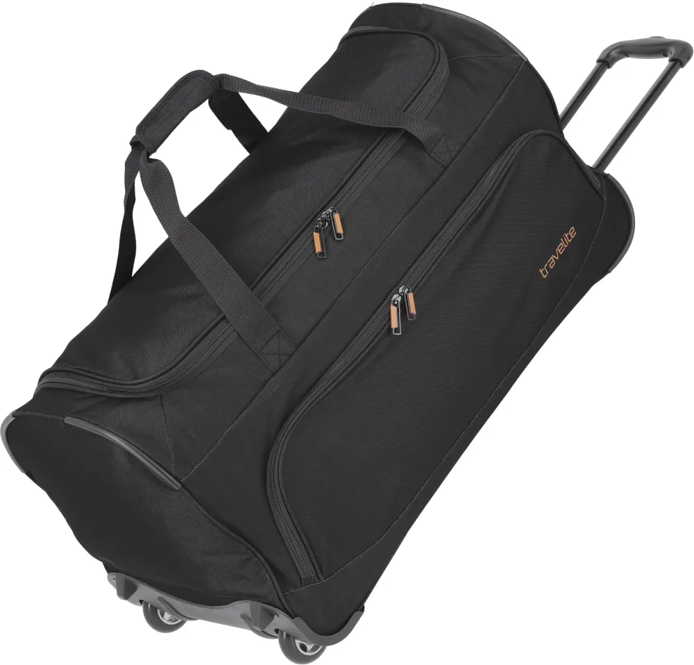 Travelite Basics 2 Rollen Reisetasche 73 cm Reisetaschen 1 ct Schwarz