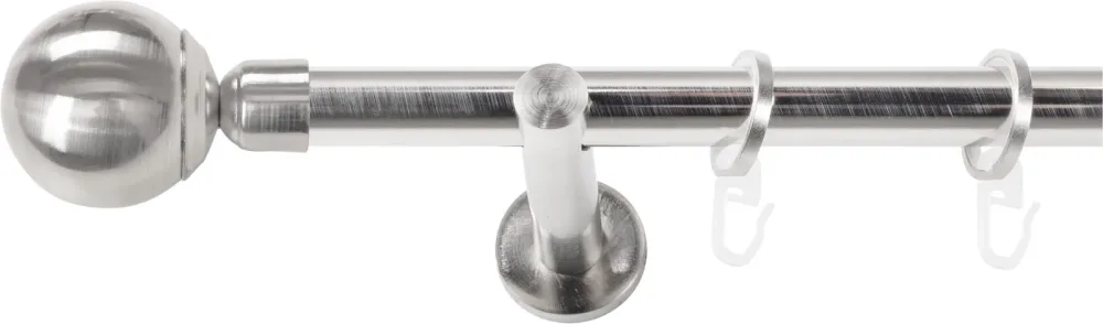SN DECO GROUP Gardinenstange Ø 19 mm 1 läufig-läufig Fixmass;kürzbar