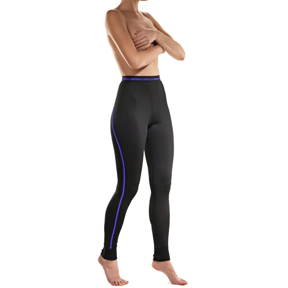 ISA bodywear - Lange Unterhose Clima Control Faktor 1, für Damen, Schwarz, Größe L